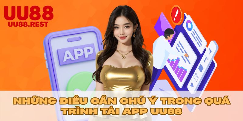 Những điều cần chú ý trong quá trình tải app UU88